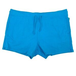 🔴 FINAL MARK ⬇️ - Turquoise Cotton Athletic Lounge Shorts - EUC